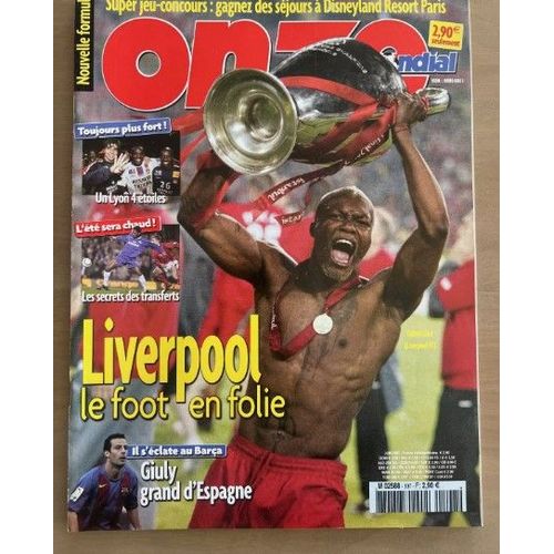 Magazine Onze Mondial 197 Liverpool Fc Champions League 2005 Cisse Ol