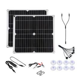 Kit complet de panneaux solaires,12V USB,avec contrôleur,cellules solaires,pour voiture,bateau,camping-Car,téléphone portable,chargeur