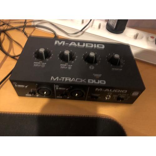 Interface audio M-audio m-track duo. 