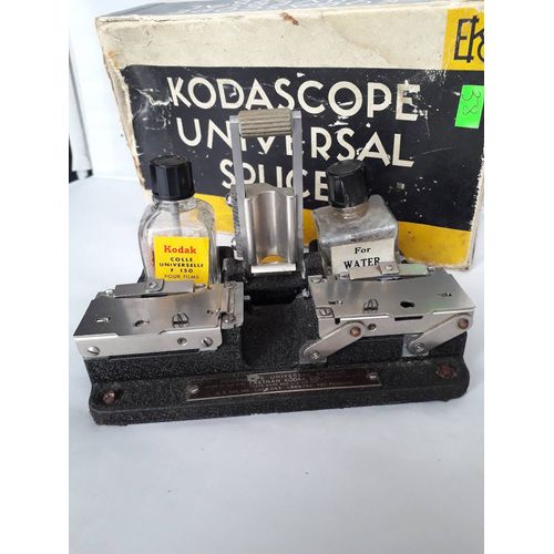 colleuse cinema KODAK KODASCOPE UNIVERSAL SPLICER pour films 16 et 8 mm