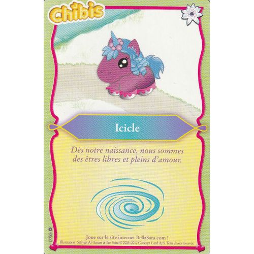 Carte Bella Sara - Icicle - 17/55 - Édition Magiques Chibis -