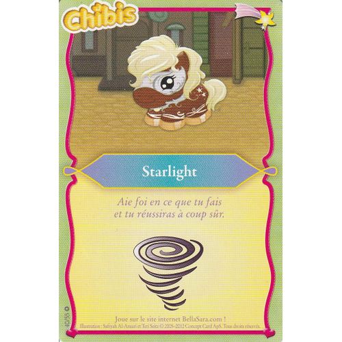 Carte Bella Sara - Starlight - 40/55 - Édition Magiques Chibis -