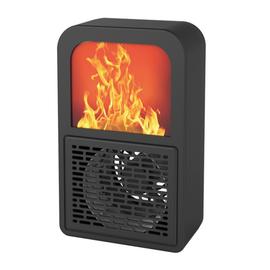 Flamme Cheminée Chauffage Salle Portable Électrique Plug In Poêle Mur Mini  Radiateur Domestique Télécommande Machine Chauffée Pour l'Hiver