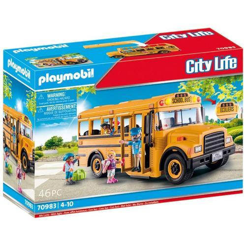 Playmobil City Life 70983 - Bus Scolaire (Us)