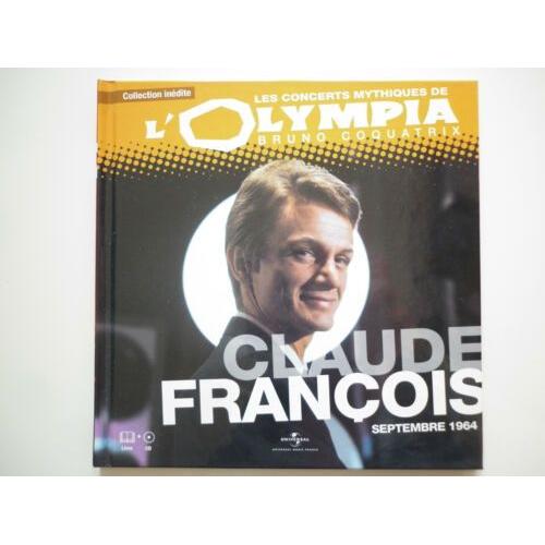 Claude François Cd Format Livre  .Les Concerts Mythiques De L Olympia