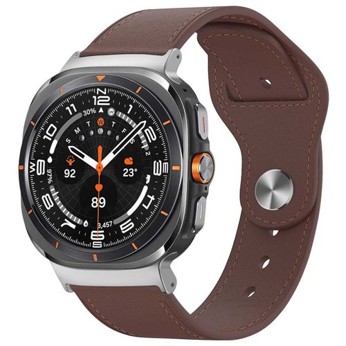 Imoshion Bracelet En Cuir Samsung Galaxy Watch Ultra Marron Foncé