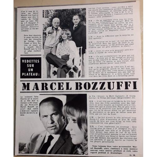 Marcel Bozzuffi [Coupure De Presse - 1970] - 23 X 18,5 Cm