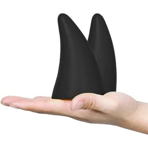 Car 3d Car Sticker For Car Roof Top Decoration Anti-Collision Personality Cute Devil Horn Shape Car Sticker Black