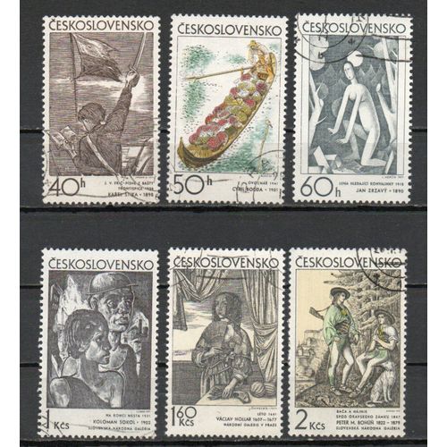 Timbre-Poste De Tchécoslovaquie