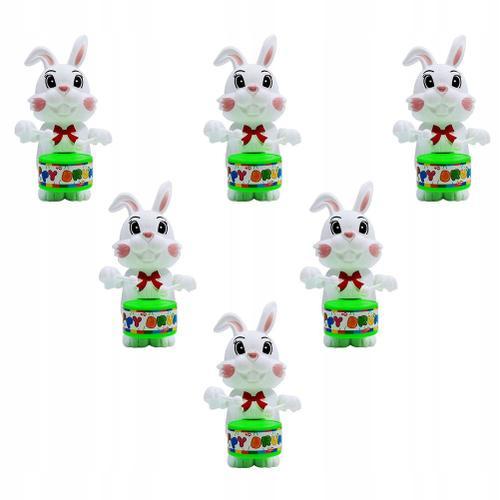 6pcs Petite Figurine De Lapin Petites Figurines De Lapin,Jouet 3 4 5 6 7 + 8 Ans Gar?On Fille Cadeau Pour Les Enfants