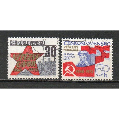 Timbre-Poste De Tchécoslovaquie