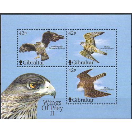 Gibraltar Timbre Les Oiseaux 2000