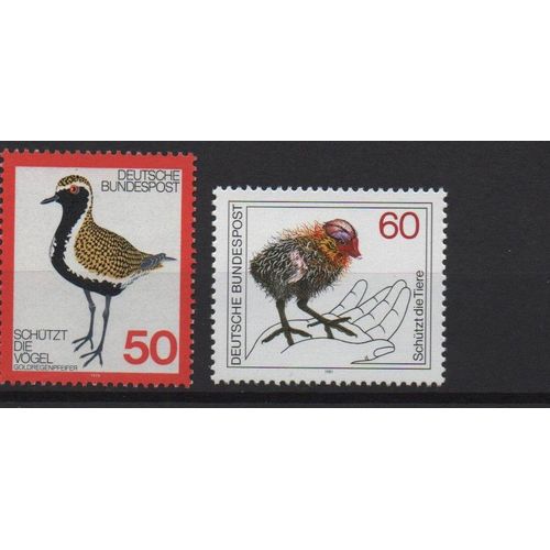Allemagne Timbres Oiseaux