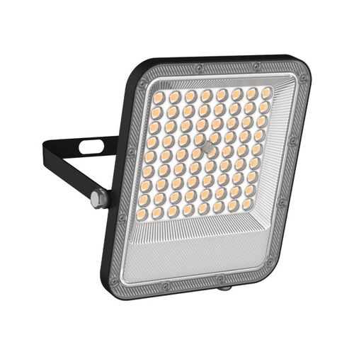 Xanlite - Projecteur Mural Noir Led Ip65, 4500 Lumens, Conso 50w (Éq 200w), Blanc Chaud - Pr50wmcee