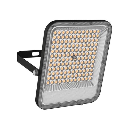 Xanlite - Projecteur Mural Noir Led Ip65, 9000 Lumens, Conso 100w (Éq 550w), Blanc Chaud - Pr100wmcee