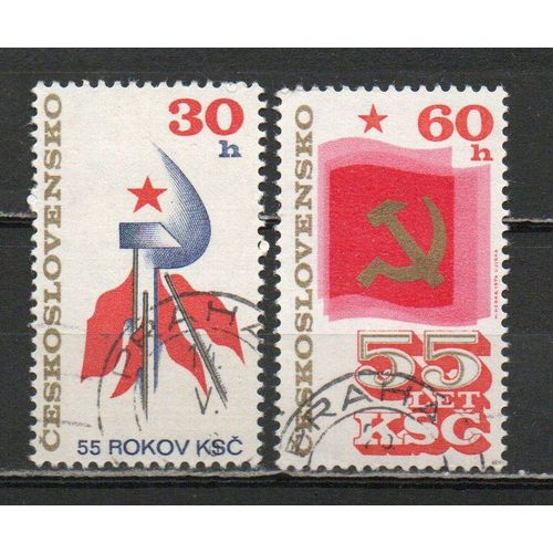 Timbre-Poste De Tchécoslovaquie