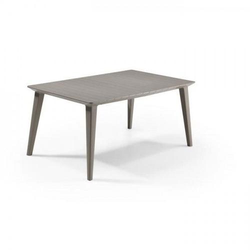 Table De Jardin - Rectangulaire 160cm - Cappuccino - En Résine - 6 Personnes - Lima -Allibert By Keter