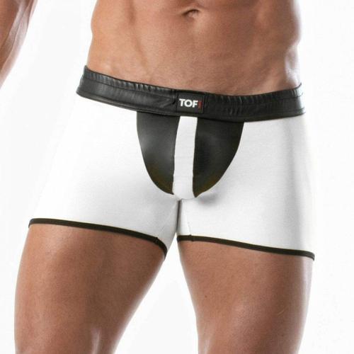 Boxer Sexy Short Sexy Bad Boys Blanc Tof Paris