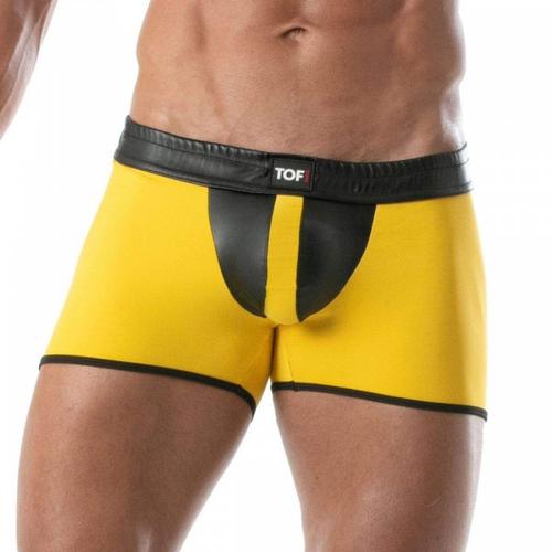 Boxer Sexy Short Sexy Bad Boys Jaune Tof Paris