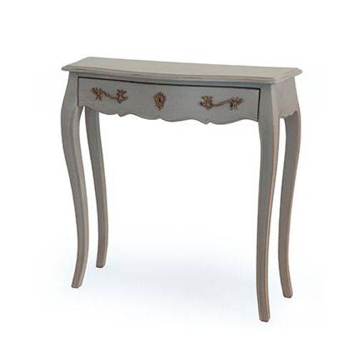 Console 1 Tiroir 80x25x80 Cm Beige - Charmy Beige