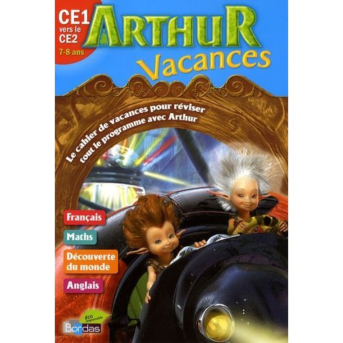 Cahier De Vacances Arthur Ce1 - 7-8 Ans