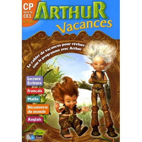 Cahier De Vacances Arthur - Cp Vers Le Ce1, 6-7 Ans