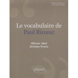 Le Vocabulaire De Paul Ricoeur