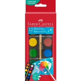 Faber-Castell Palette De Peinture Avec 12 Couleurs