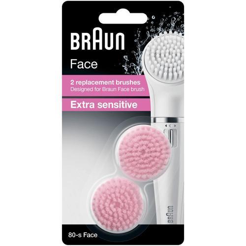 Braun Silk-épil 80-s - Brosse de nettoyage du visage - pour brosse nettoyante pour le visage (pack de 2) - pour Face SE80-s