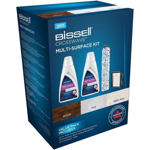 Kit de nettoyage Bissell Multisurface détergent + brosse + filtre