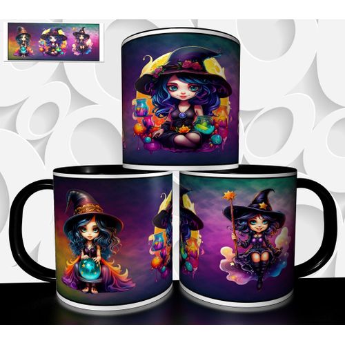 Mug Tasse À Café - Halloween Sorciere Mignonne 2711