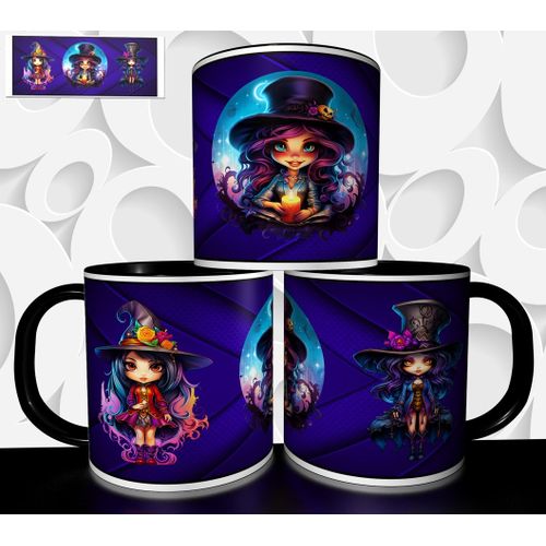 Mug Tasse À Café - Halloween Sorciere Mignonne 2710