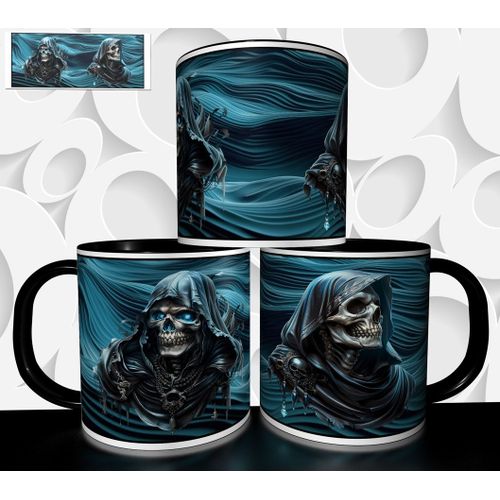 Mug Tasse À Café - Halloween Tete De Mort La Mort 2738