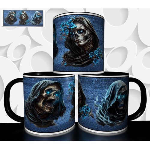 Mug Tasse À Café - Halloween Tete De Mort La Mort 2741