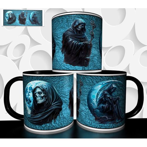Mug Tasse À Café - Halloween Tete De Mort La Mort 2735