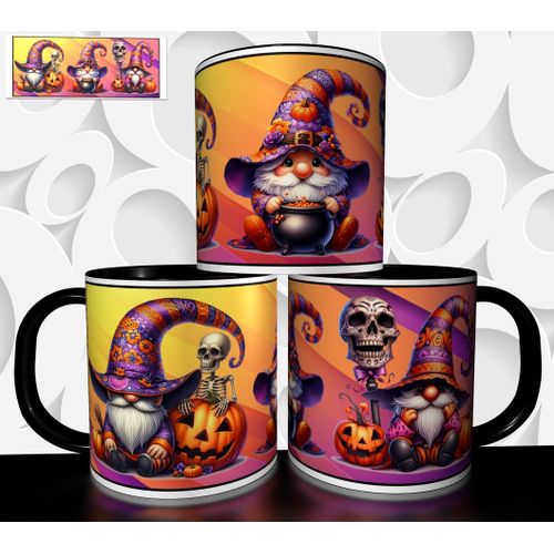 Mug Tasse À Café - Halloween Gnome Nain De Jardin 2757