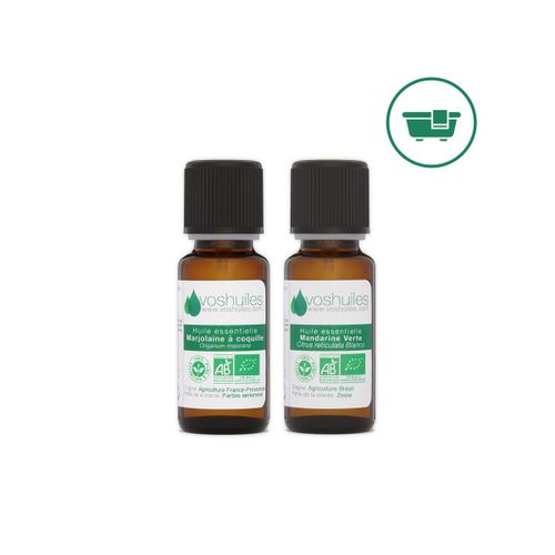 Mon Petit Kit « Bain Relaxant » 2 Huiles Essentielles Bio - 