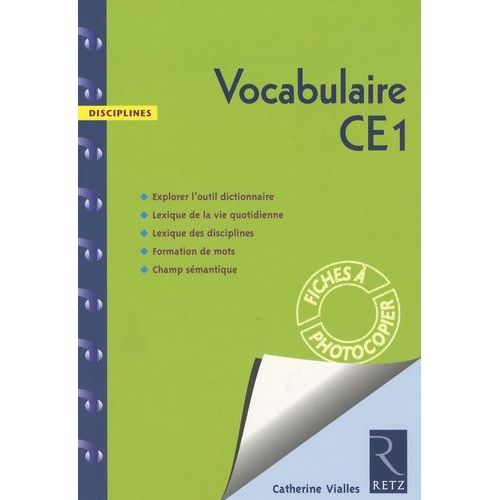 Vocabulaire Ce1 - Fiches À Photocopier