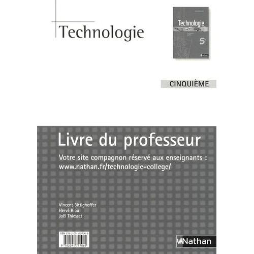 Technologie 5e - Livre Du Professeur