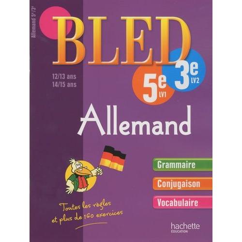 Allemand 5e Lv1, 3e Lv2 - 12-13 Ans, 14-15 Ans