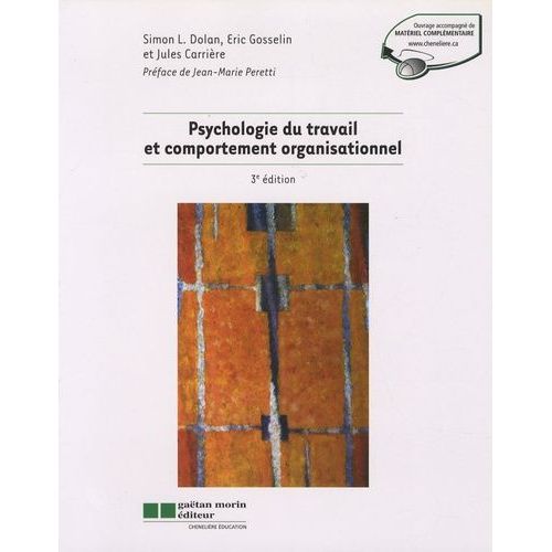 Psychologie Du Travail Et Comportement Organisationnel