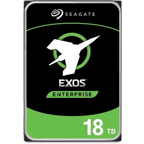 Seagate Exos X18 ST18000NM000J - Disque dur - 18 To - interne - SATA 6Gb/s - 7200 tours/min - mémoire tampon : 256 Mo