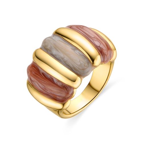 Bague Luxenter Gahai En Or Jaune 18 Carats.