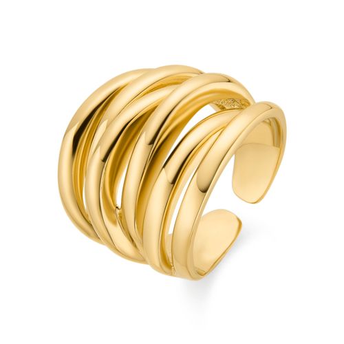 Bague Luxenter En Or Jaune 18 Carats - Vermixi - Taille 14