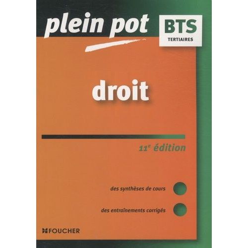 Droit Bts Tertiaires
