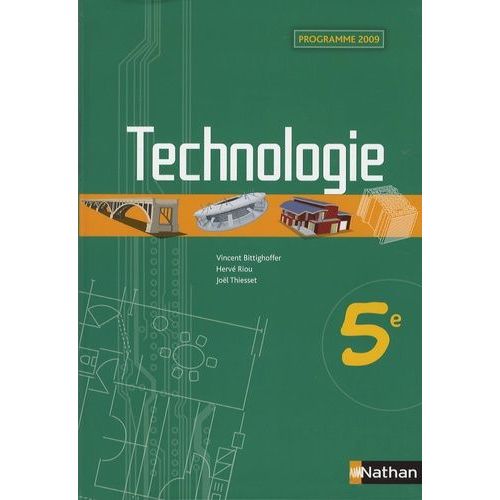 Technologie 5e - Programme 2009