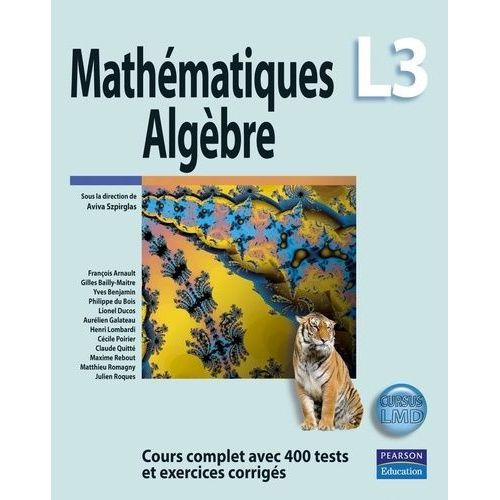Mathématiques Algèbre L3 - Cours Complet Avec 400 Tests Et Exercices Corrigés