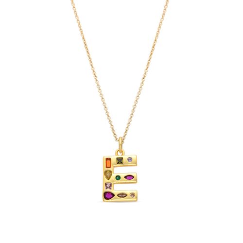 Collier Alphabet Luxenter Finition Or 18k