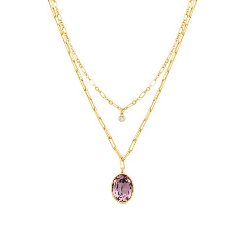 Collier Luxenter Okhel En Or Jaune 18 Carats
