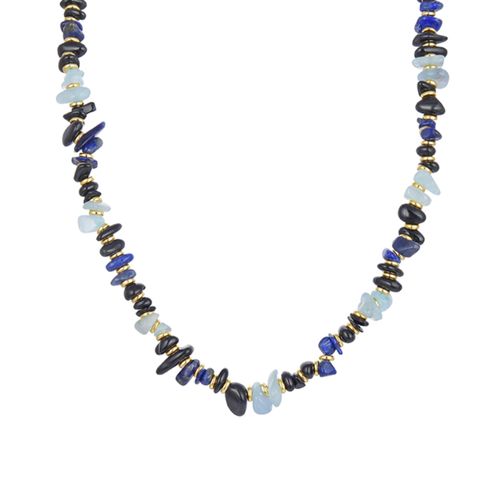 Collier Luxenter Rixu Aigue-Marine Naturelle